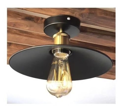 Lampara Techo Vintage Decoración Retro Soquete E27 Interior.-2