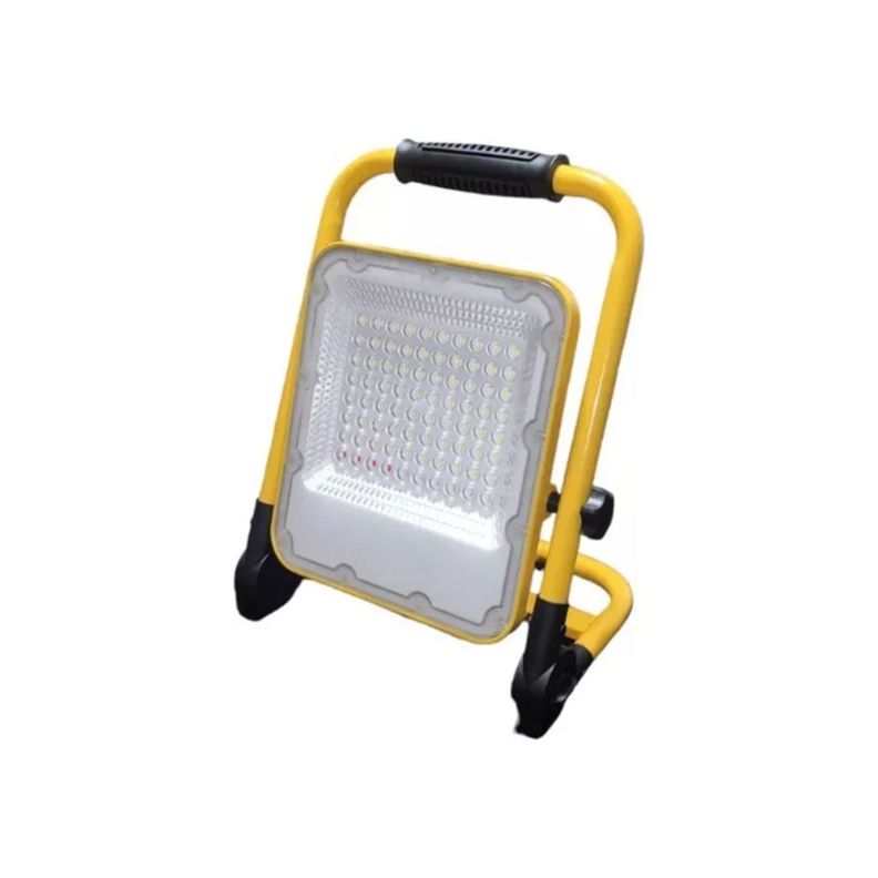 Foco Proyector Led Recargable Portátil 50w Ip65  Baliza-0