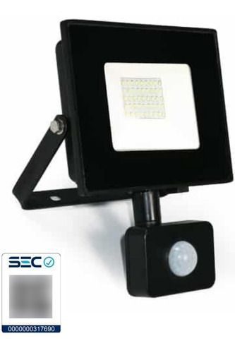 Foco Proyector De Area Led Con Sensor 30w Sec Exterior-1