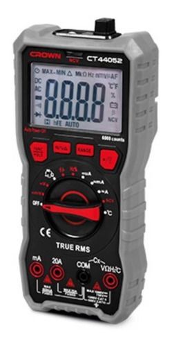 Multimetro Multi Tester Medidor Digital Portatil 750v Crown-0