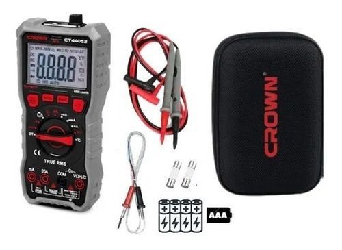 Multimetro Multi Tester Medidor Digital Portatil 750v Crown-1