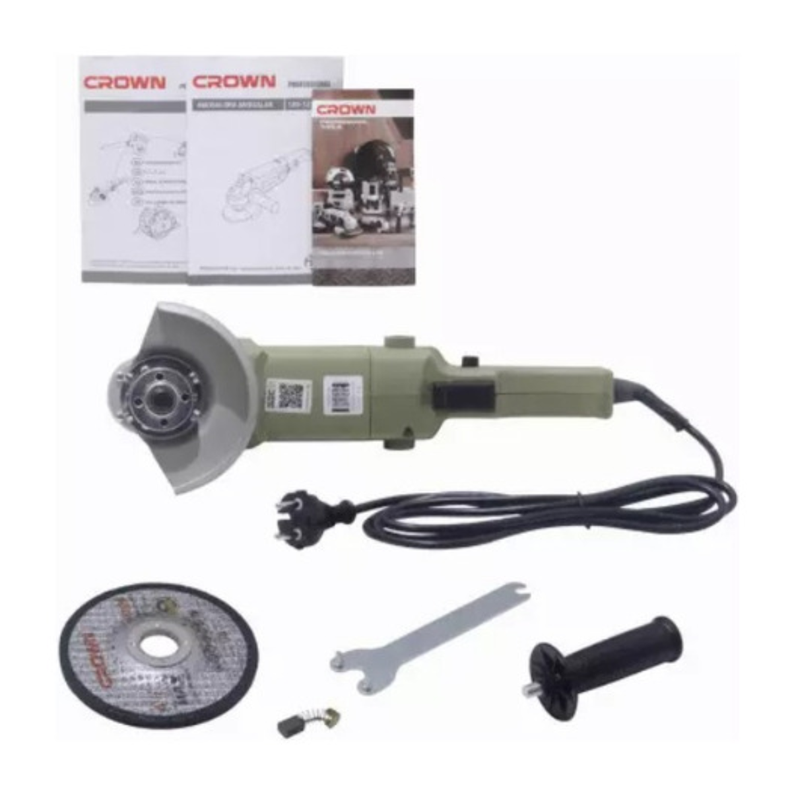 Esmeril Galletero Angular Crown 4.5 115mm 700w-4