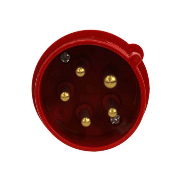 Enchufe Industrial Macho Volante Ip44 16a 380v 3p / n / t-4