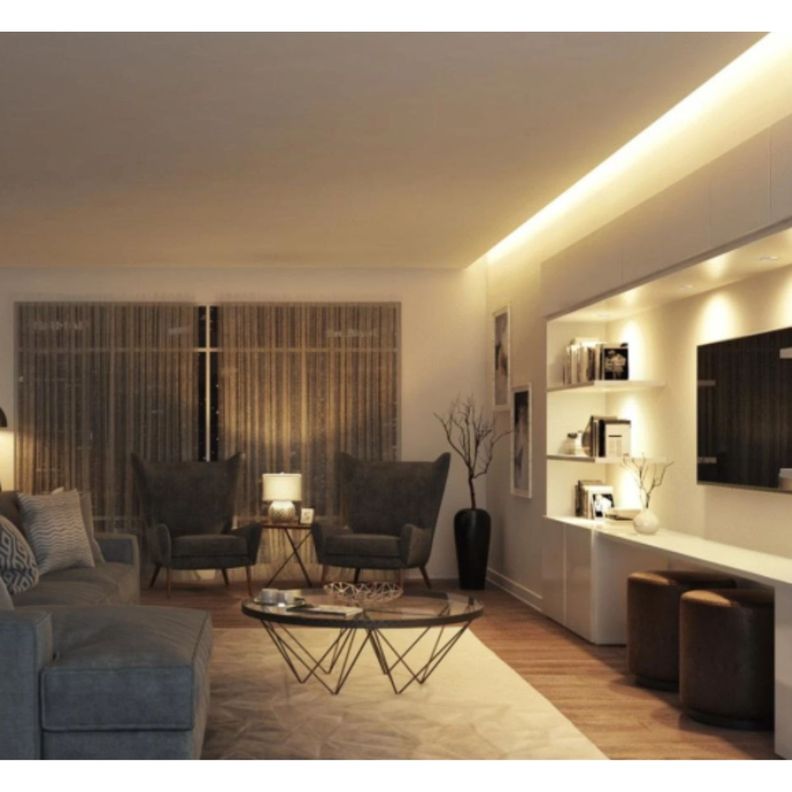 Cinta Led Slim 2835 Ip54 Colores 5 Metros Conector 220v.-1