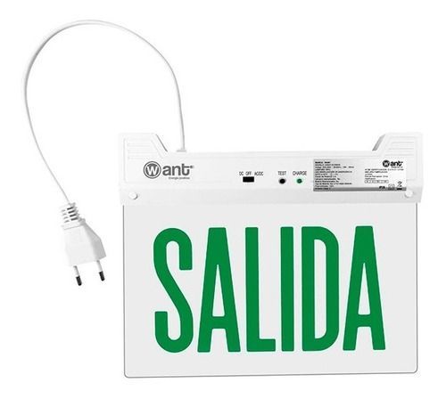 Luz Led Letrero Señalética Emergencia Salida Sec 0.3w 8.3lm-1