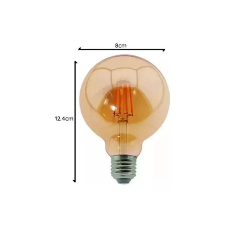 PACK 2 AMPOLLETA E27 LED G80 4W 2700K KONNERGIE DEUS-4