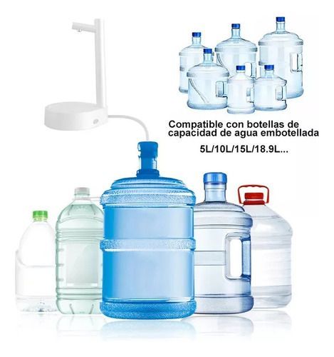 Dispensador De Agua Mesa Inteligente Elegante Usb Regulable-4