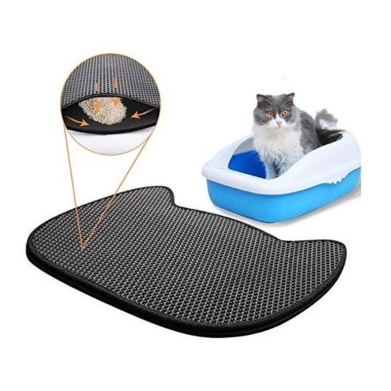 Alfombra Decorativa Para Gato Sanitaria Mascotas Grande Eva-0