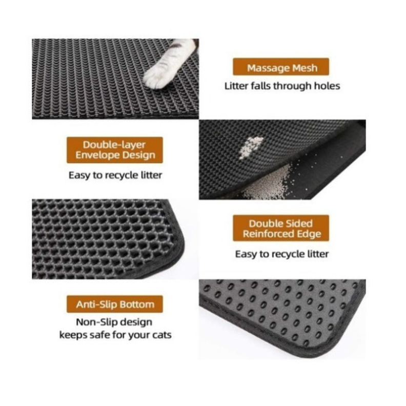 Alfombra Decorativa Para Gato Sanitaria Mascotas Grande Eva-3