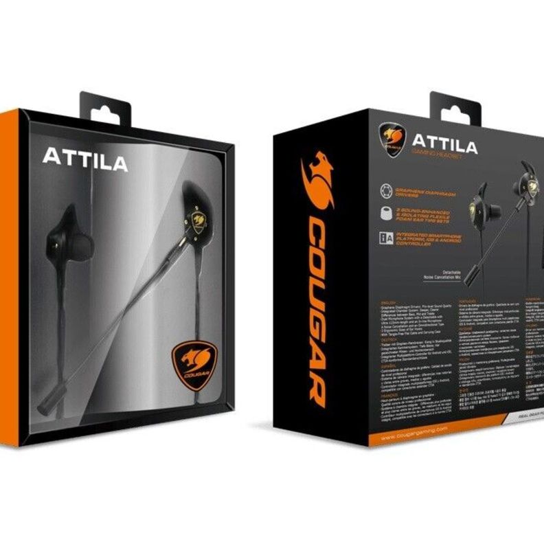Audifonos Gamer Cougar Attila In-Ear Auricular Desmontable-3