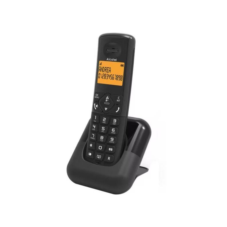 Teléfono Inalámbrico Botones Grandes Elegante D610 Alcatel-0