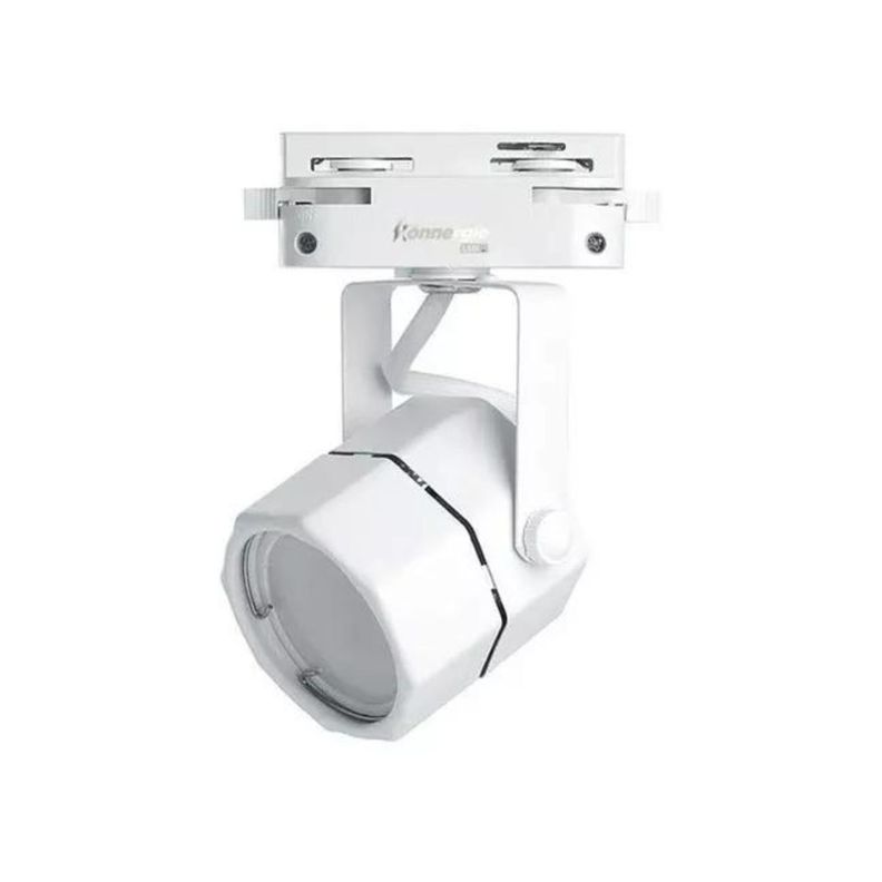 Foco Lampara Riel Monofásico Porta Ampolleta 220v Decorativo-0
