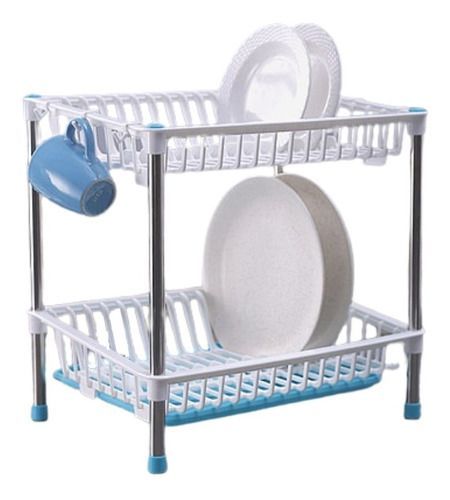 Escurridor Secador Platos Loza Vajilla 2 Niveles Resistente-3
