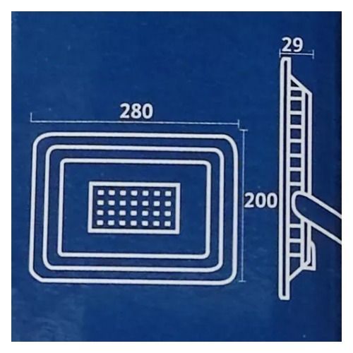 Foco Proyector Area Led 100w Eco Seguridad Sec Pack 2-1