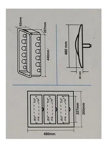 Tablero Embutido 36 Circuitos Certificado Sec Ip40 T8 / 4 (x3)-4