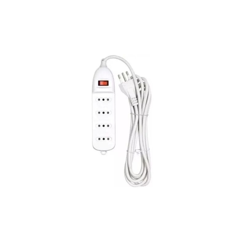 Alargador Eléctrico Zapatilla 4 Posiciones 5m Sec-3