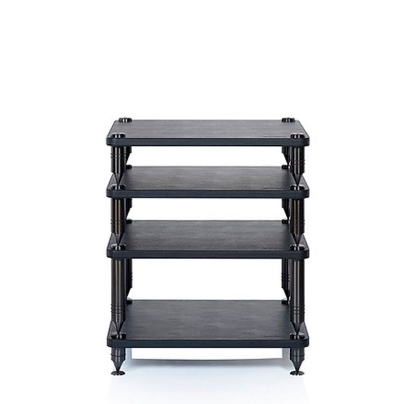 Repisa Para Equipo En Cuero Norstone (Negro) COMO2BK-2