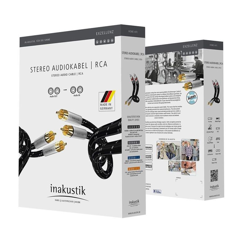Cable RCA Exzellenz Inakustik 0,75 mt-1