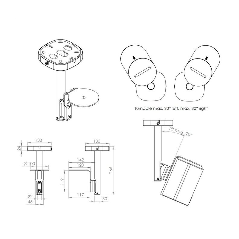 Pedestal De Techo MaRca Cavus Para Sonos Era100 CPSE100-4