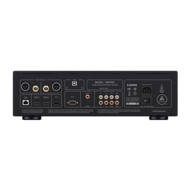 Reproductor Blu-Ray 4K SACD XLR Magnetar UDP-900-1
