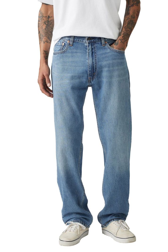 パーシー Jeans Hombre 555 Relaxed Straight Azul Levis A7223-0014 Levi's