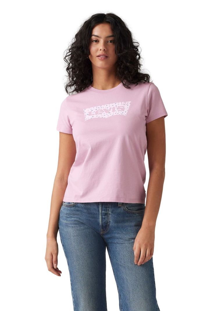 Polera Mujer Alona Floral Rosado Levis 17369-3006-0