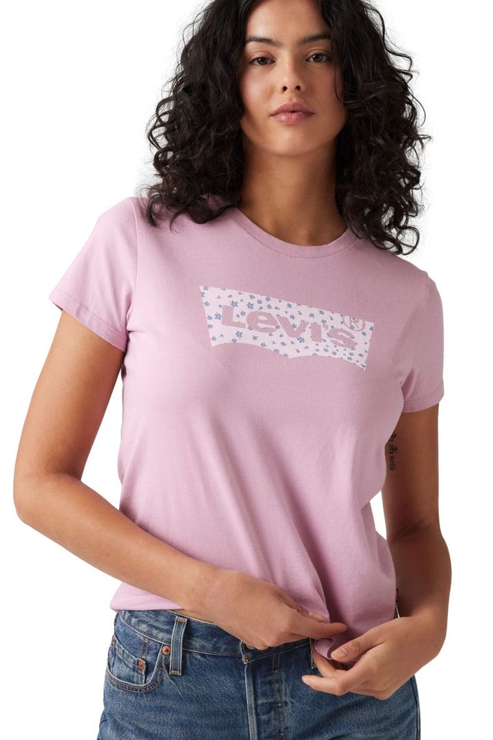 Polera Mujer Alona Floral Rosado Levis 17369-3006-2