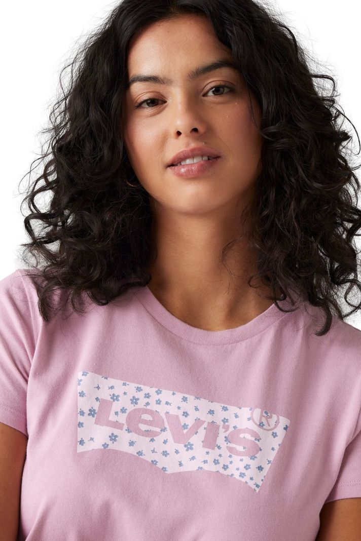Polera Mujer Alona Floral Rosado Levis 17369-3006-3