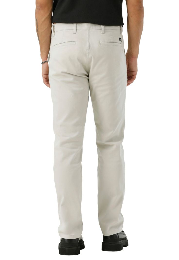 Pantalón Hombre Casual Chino Slim Straight Fit Gris A2784-0093-2