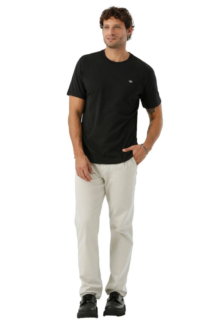 Pantalón Hombre Casual Chino Slim Straight Fit Gris A2784-0093-3