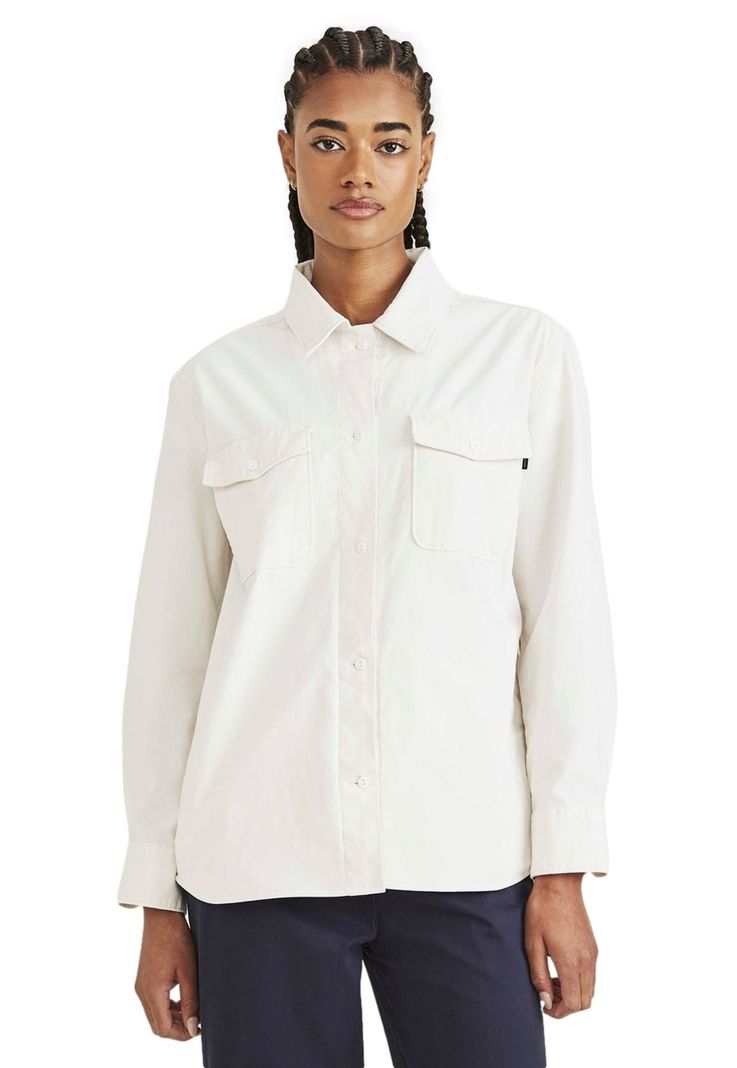 Blusa Mujer Relaxed Fit Blanca A3168-0000-0