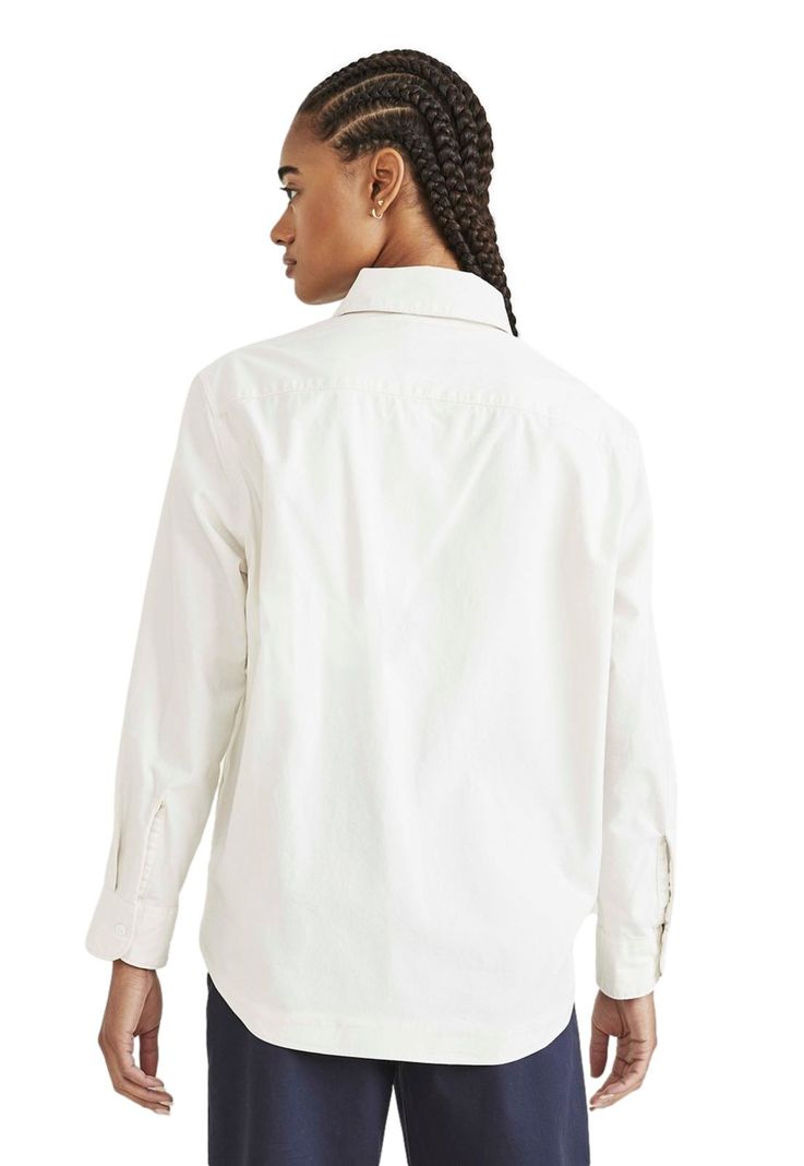 Blusa Mujer Relaxed Fit Blanca A3168-0000-1