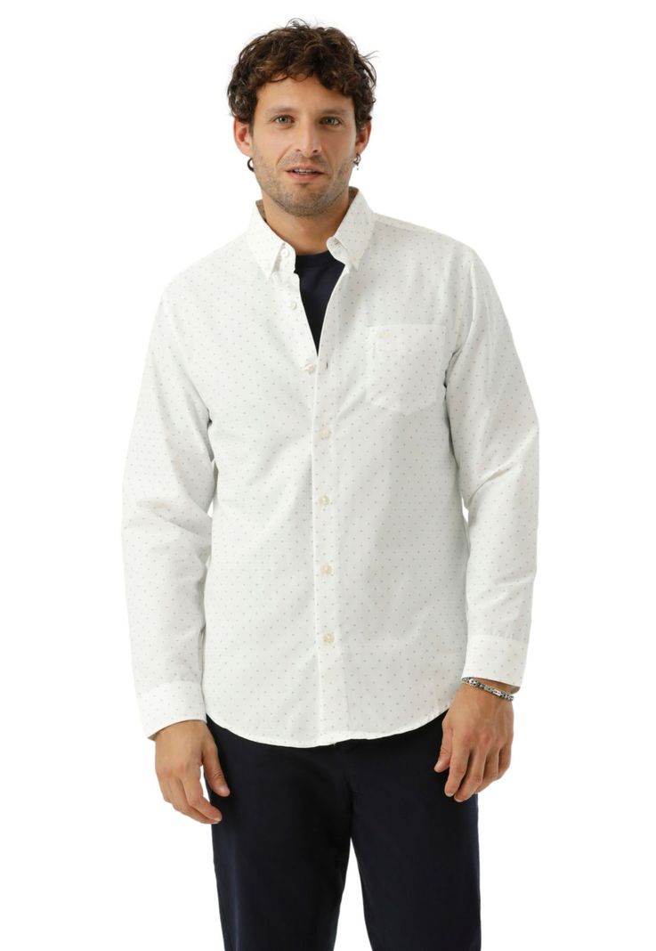 Camisa Hombre Woven Refine Classic Fit Blanco 52798-1233-0