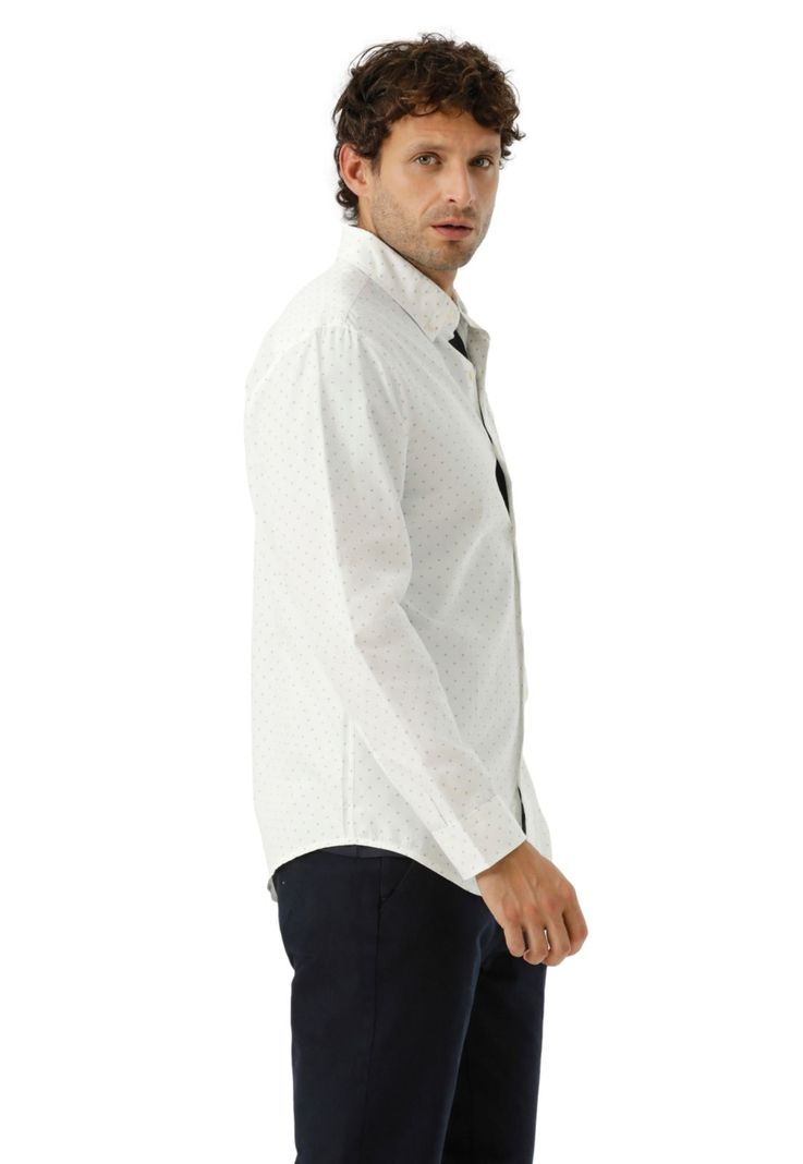 Camisa Hombre Woven Refine Classic Fit Blanco 52798-1233-1