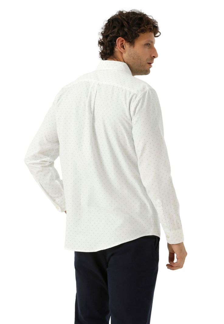 Camisa Hombre Woven Refine Classic Fit Blanco 52798-1233-2