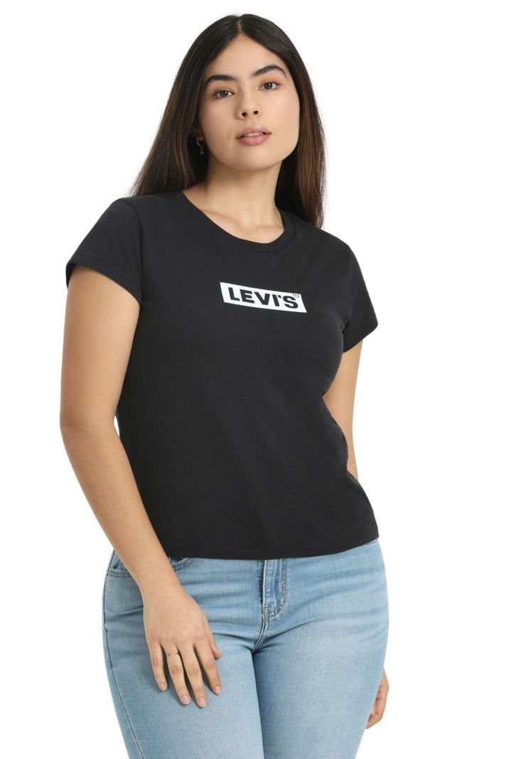 Polera Mujer Regular Fit Box Tab Negro Levis A6126-0040-0