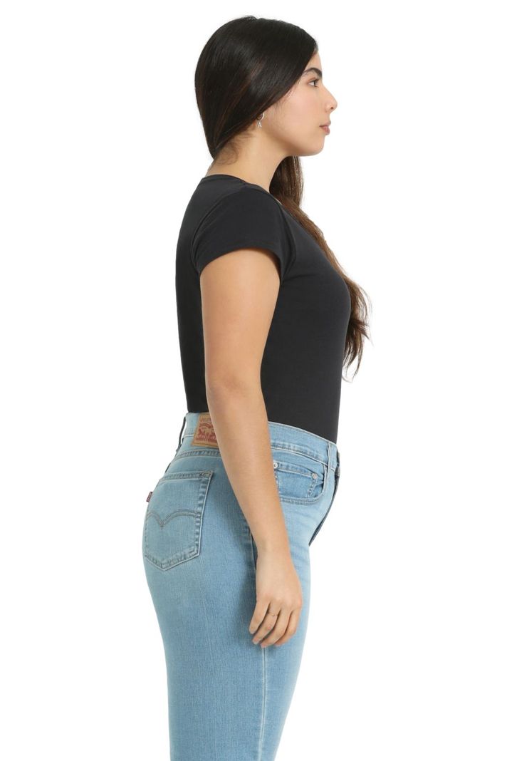 Polera Mujer Regular Fit Box Tab Negro Levis A6126-0040-1