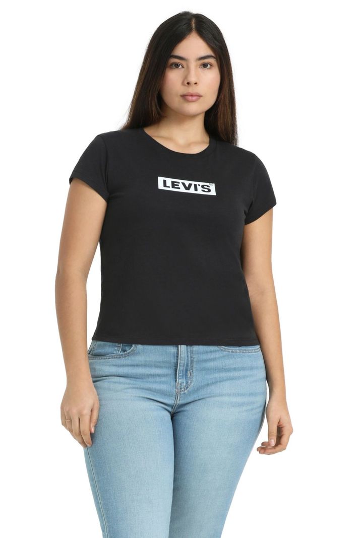 Polera Mujer Regular Fit Box Tab Negro Levis A6126-0040-3