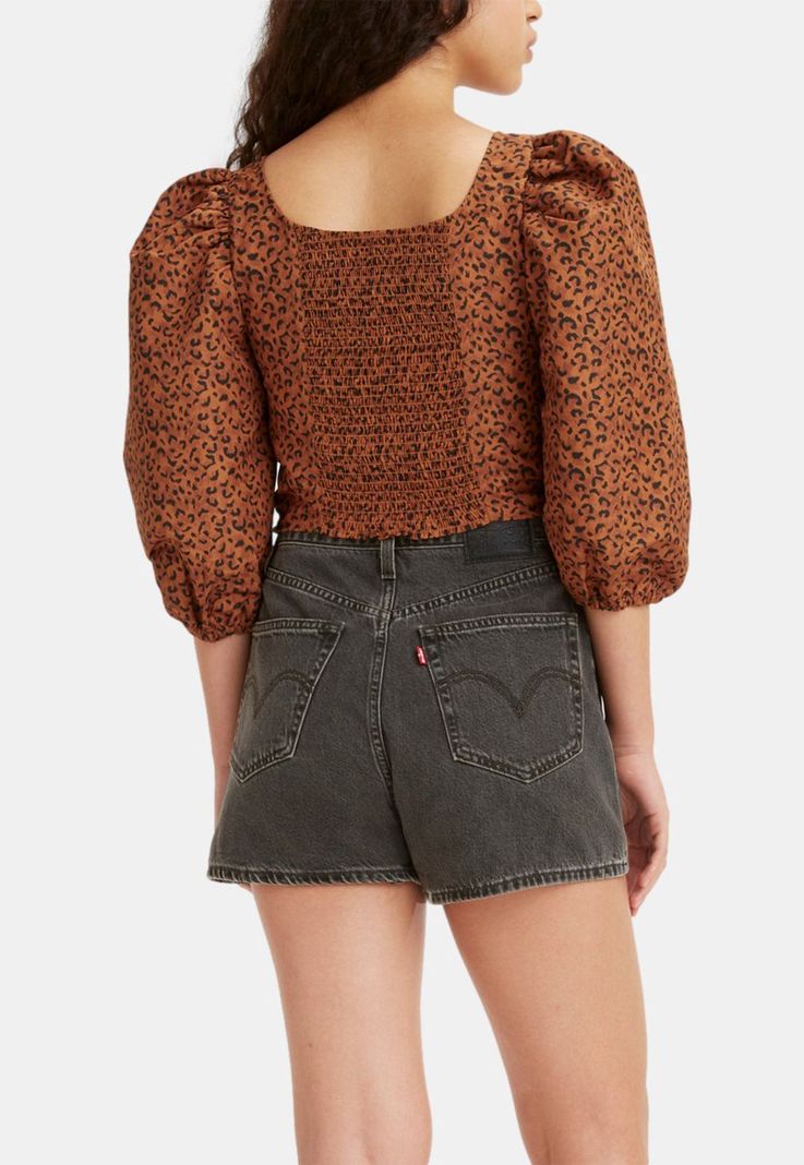 Camisa Mujer Estampada Naranjo Levis A1785-0001-1