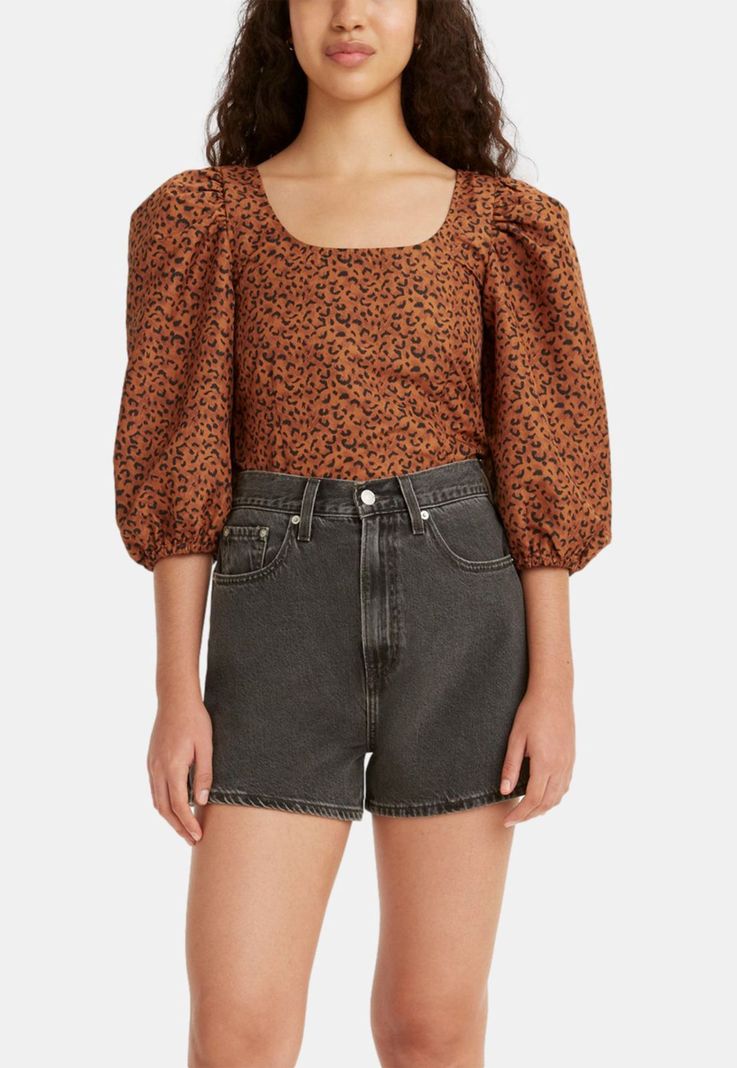 Camisa Mujer Estampada Naranjo Levis A1785-0001-0