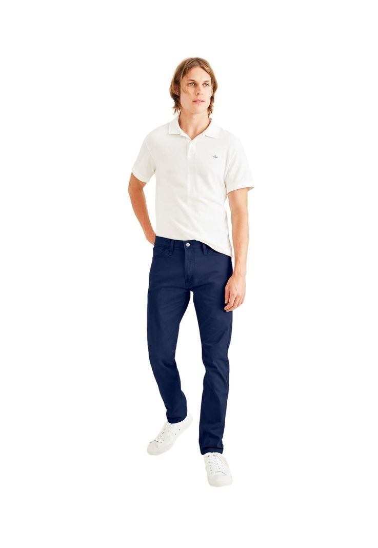 Pantalón Hombre Jean Cut Slim Fit Azul 56791-0014-2