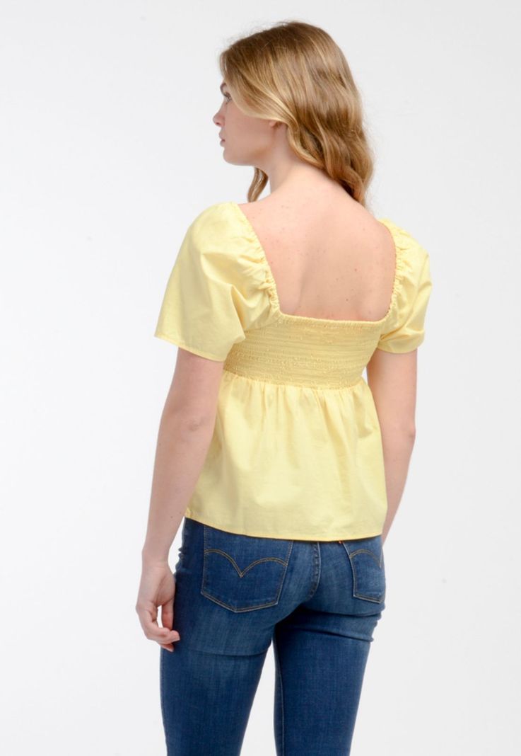 Camisa Mujer Lisa Amarillo Levis A1882-0001-1
