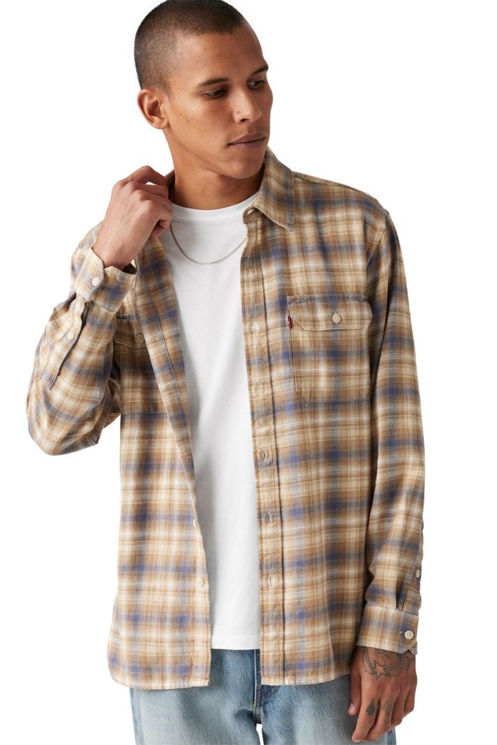 Camisa Hombre Jackson Worker Beige Levis 19573-0255-2