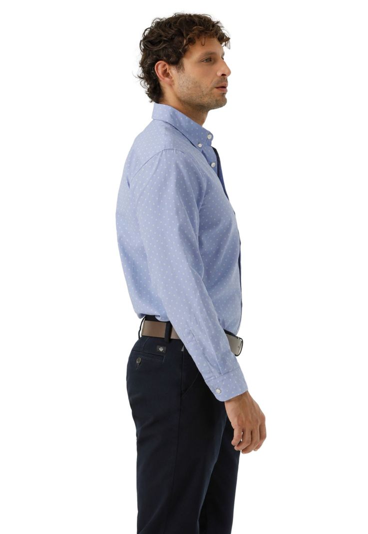 Camisa Hombre Woven Refine Classic Fit Azul 52798-1231-1