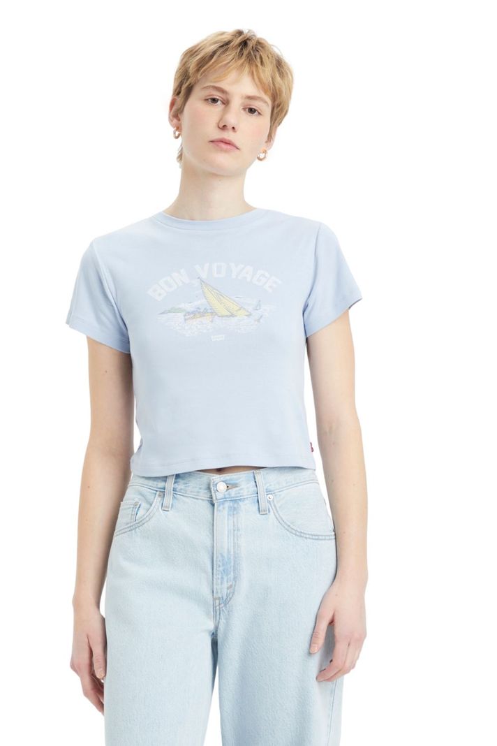 Polera Mujer Sporty Tee Celeste Levis A8798-0003-0
