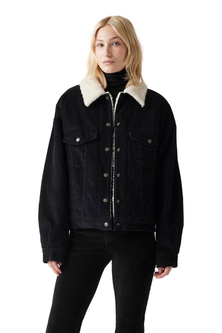 Chaqueta Mujer 90s Sherpa Trucker Negro Levis A4435-0050-0