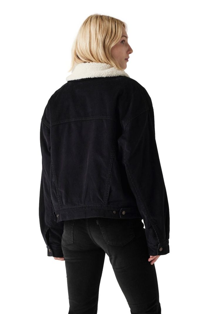 Chaqueta Mujer 90s Sherpa Trucker Negro Levis A4435-0050-1
