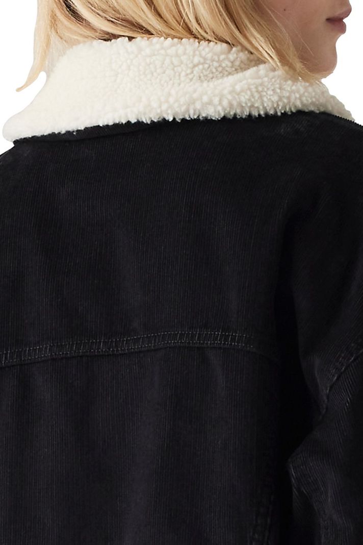 Chaqueta Mujer 90s Sherpa Trucker Negro Levis A4435-0050-3