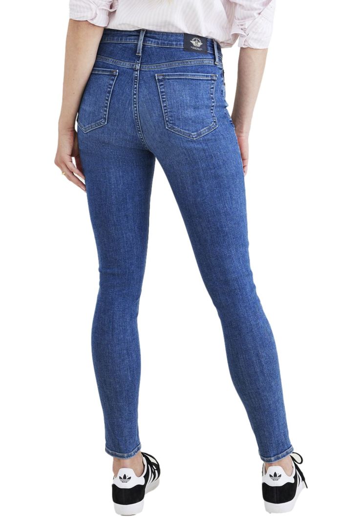 Jeans Mujer Mid Rise Skinny Fit Azul 52794-0064-2
