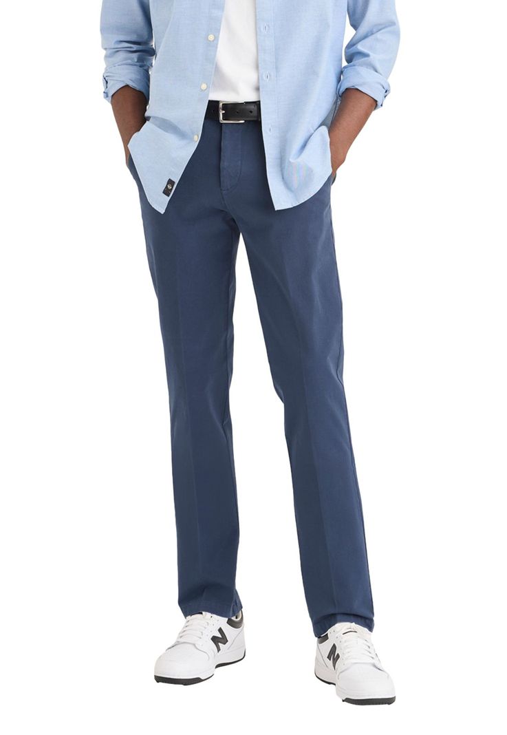 Pantalón Hombre Workday Khaki Slim Fit Azul-0